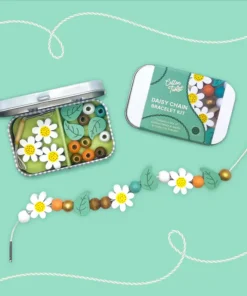 Cotton Twist Holzperlen Kreativ Set Armband Dose | Daisy