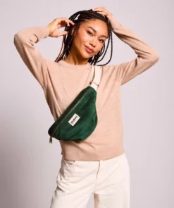 Hindbag Bio Cord Bauchtasche OLIVIA | tannengrün