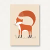 VIERUNDFÜNFZIG Postkarte | Fuchs
