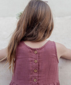 Alternative view of Tiralahilacha Kinder Wende Kleid Kurzarm Musselin EDLIN | Malve