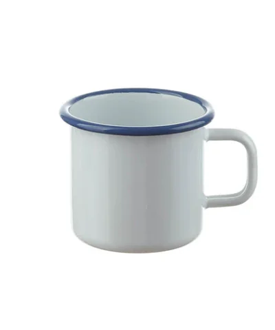 Emaille Kinder Tasse (ø 7 cm) | weiss - blau