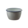 Emaille Salat Schüsseli (ø 18cm) | weiss-blau