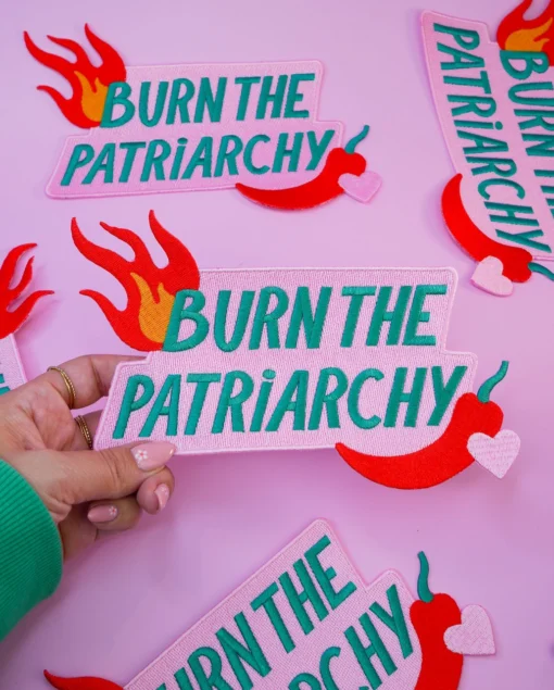 MALICIEUSE Bügel Patch | Burn the Patriarchy XL