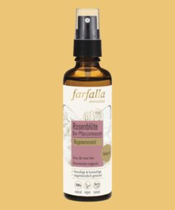 farfalla Bio Pflanzenwasser | Rosenblüte regenerierend (75ml)