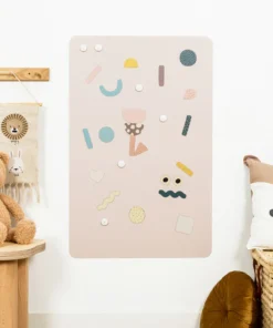 FERFLEX Magnettafel rechteckig (selbstklebend) | Rosa Beige