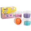 Feuchtmann Kinder Soft Knete Bio 4x80g (ab 2 J.) | Glitter