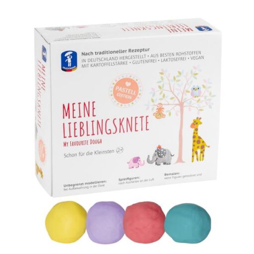 Feuchtmann Meine Lieblingsknete 4x130g (ab 2 J.) | Pastell – Bild 3
