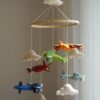 Gamcha Baby Mobile aus Filz | Flugzeug mix