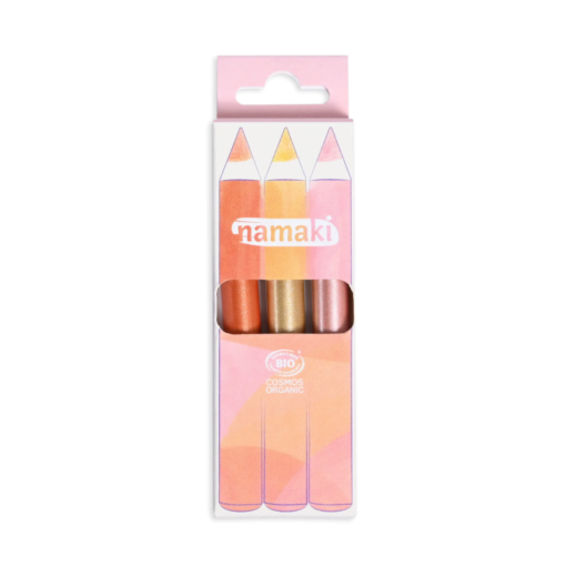 Namaki Kinder BIO Glitzer Schminkstifte Set | Sunshine