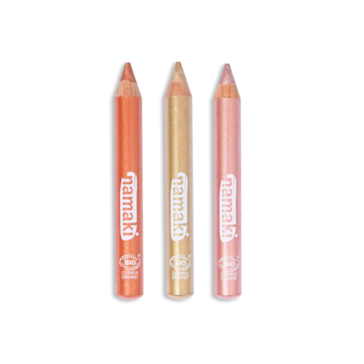 Namaki Kinder BIO Glitzer Schminkstifte Set | Sunshine – Bild 3