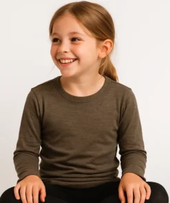 Glückskind Shirt Merinowolle & Seide | Muscat