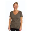 Glückskind Damen Bio T-Shirt Merinowolle & Seide | Muscat