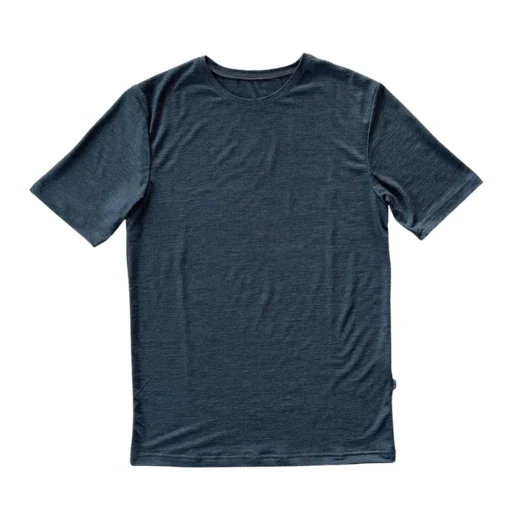 Glückskind Herren T-Shirt Merinowolle & Tencel | Anthrazit