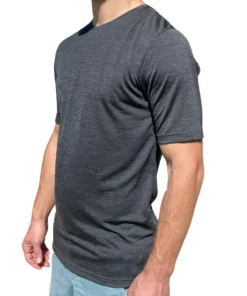 Glückskind Herren T-Shirt Merinowolle & Tencel | Anthrazit