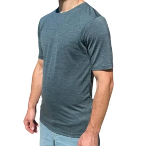 Glückskind Herren T-Shirt Merinowolle & Tencel | Schiefer