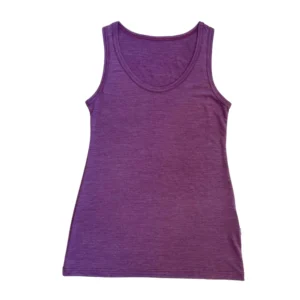Glückskind Damen Tank Top Merinowolle & Tencel | Brombeere