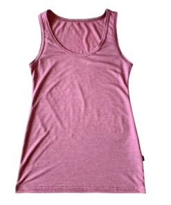 Glückskind Damen Tank Top Merinowolle & Seide | Rose