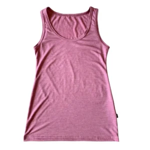 Glückskind Damen Tank Top Merinowolle & Seide | Rose
