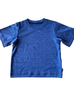 Unisex Kinder T-Shirt Merinowolle & Seide | Royal