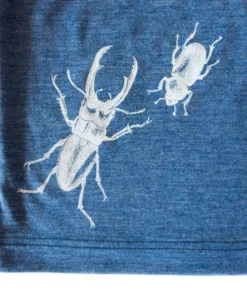 Glückskind T-Shirt Merinowolle & Seide Hirschkäfer | Royal