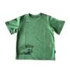 Glückskind T-Shirt Merinowolle & Seide Igel | grün