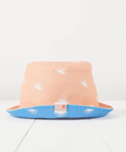 Grass & Air Fischerhut Sonnenhut mit Print | PEACH