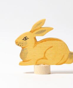 Grimm's Geburtstagsring Steckfigur | Hase sitzend