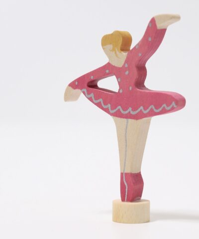 Grimm's Geburtstagsring Steckfigur | Ballerina Rubinrot