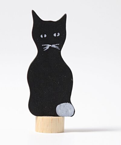 Grimm's Geburtstagsring Steckfigur | Schwarze Katze