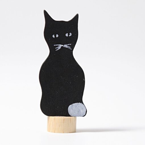 Grimm's Geburtstagsring Steckfigur | Schwarze Katze