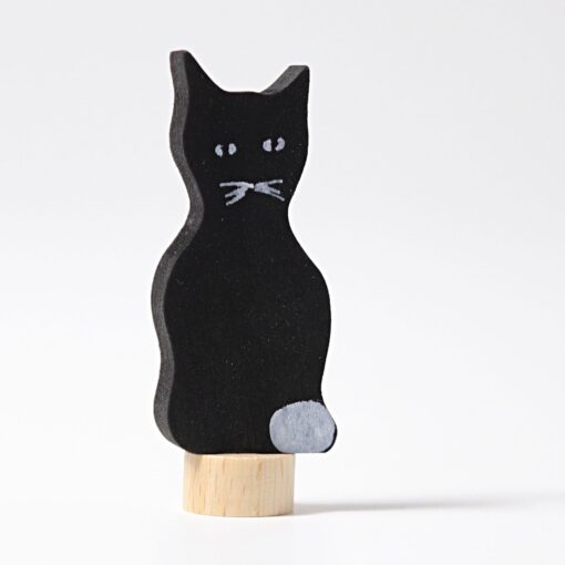 Grimm's Geburtstagsring Steckfigur | Schwarze Katze