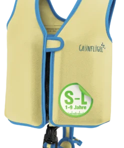 Grünflügel Eco Neopren Schwimmweste für Kinder (ab 1 J./11-32kg) | vanille