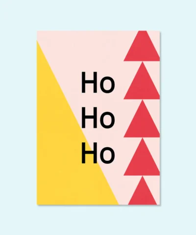 Kleine Prints Postkarte | Ho Ho Ho