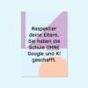 Kleine Prints Postkarte | Ohne Google