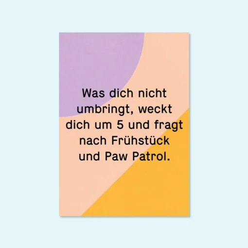 Kleine Prints Postkarte | Paw Patrol