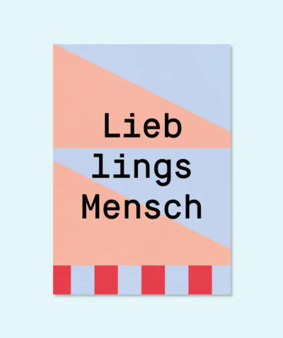 Kleine Prints Postkarte | Lieblingsmensch