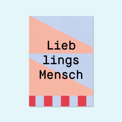 Kleine Prints Postkarte | Lieblingsmensch