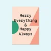 Kleine Prints Postkarte | Merry Everything