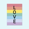 Kleine Prints Postkarte | Rainbow LOVE