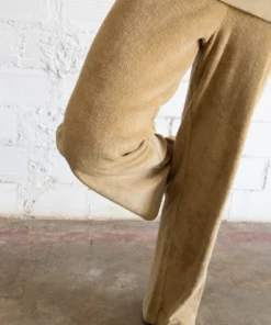 Tiralahilacha ERW Damen Frottee Hose GLORIA | Beige