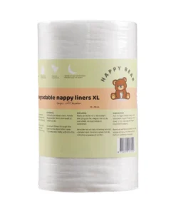 Happy Bear Bambus-LINER / Windeleinlage XL auf Rolle | 100 Einlagen