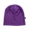 Glückskind ERW Beanie Merinowolle & Tencel | Brombeere