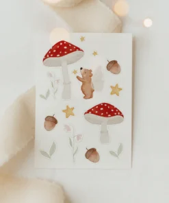 Hej Hanni caketopper | Pilzbär