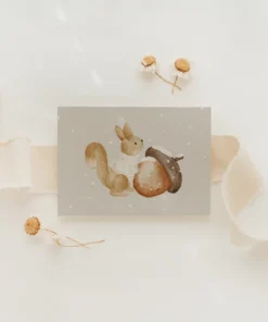 Hej Hanni Postkarte Weihnachten | EICHHÖRNCHEN