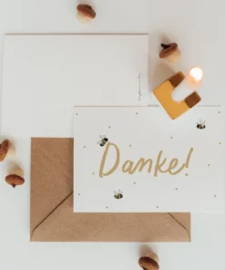 Postkarte Biene | DANKE