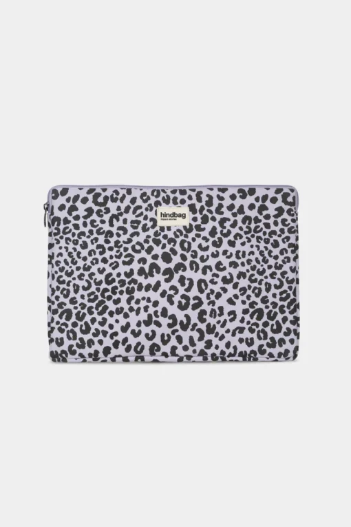 Hindbag Laptoptasche AVA | LEOPARD FLIEDER