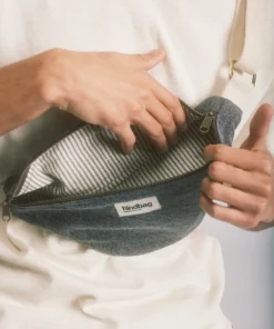Hindbag Bauchtasche OLIVIA | denim grau