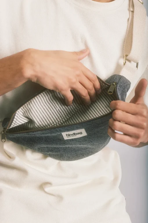 Hindbag Bauchtasche OLIVIA | denim grau