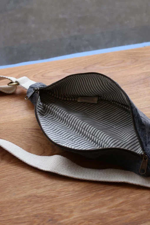 Hindbag Bauchtasche OLIVIA | denim grau