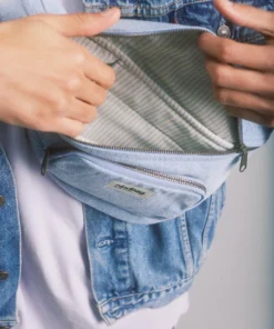 Hindbag Bauchtasche SOFIA XL | denim blau
